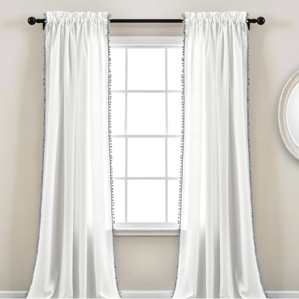 NATE BERKUS LIGHT-FILTERING CURTAIN PANEL